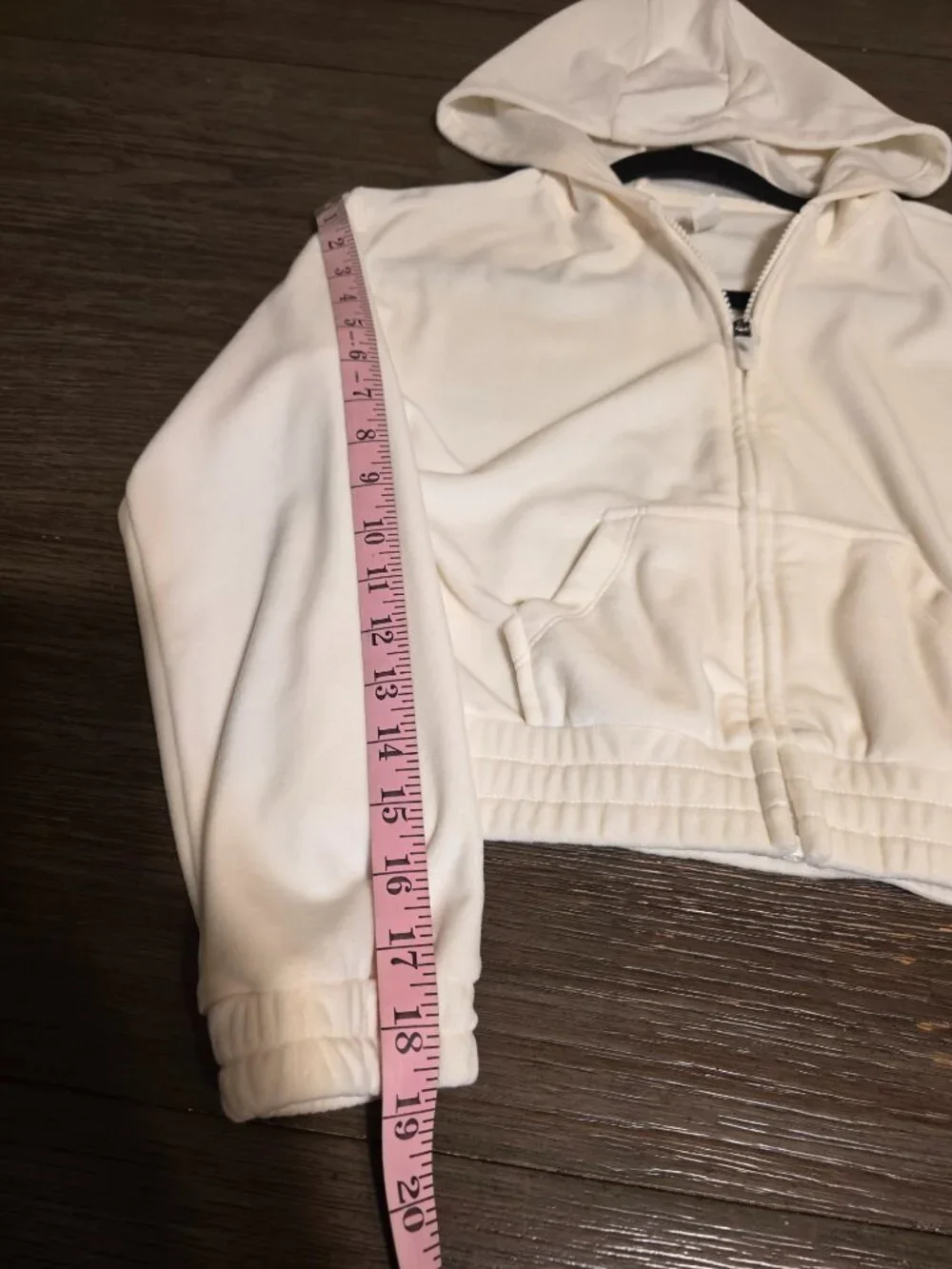 Zella Kids Soft Full Zip Hoodie White Size 10/12 Girls Jacket Back to School